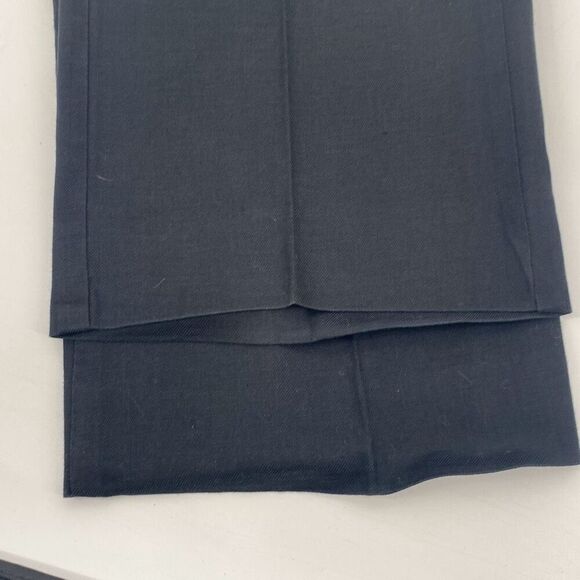 J.Jill Stretch Linen‎ Blend Straight Pants Flat Front Black Size 8 - Picture 7 of 11